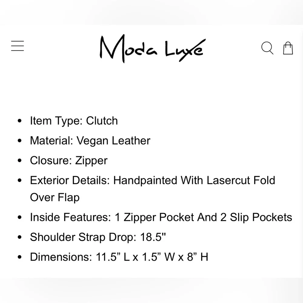 Moda Luxe Alyssa Clutch - Picture 13 of 13